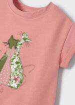MAYORAL Šaty s mačkami ružové. Dress with cats pink 3492 | Welcomebaby.sk