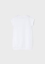 MAYORAL Šaty s mačkami biele Dress with cats white 3492 | Welcomebaby.sk