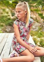 MAYORAL Šaty s dámami ružová Dress with womans pink 6983 | Welcomebaby.sk