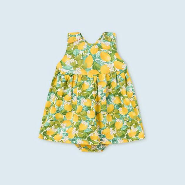 MAYORAL Šaty s citrónmi žlté Dress with lemons yellow 1975 | Welcomebaby.sk