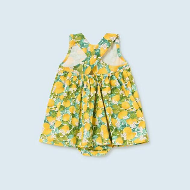 MAYORAL Šaty s citrónmi žlté Dress with lemons yellow 1975 | Welcomebaby.sk