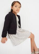 MAYORAL Mikina na zips čierna Hoodie with zip black 3441 | Welcomebaby.sk