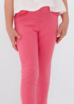 MAYORAL Legínové nohavice s volánikmi ružové Leggings with frills pink 3504 | Welcomebaby.sk