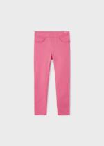 MAYORAL Legínové nohavice s volánikmi ružové Leggings with frills pink 3504 | Welcomebaby.sk
