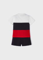 MAYORAL Kraťasový set s tričkom červený Shorts set with tshirt red 3672 | Welcomebaby.sk