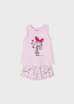 MAYORAL Pyžamo s krátkym rukávom ružové Pajamas with short sleeves pink 3775 | Welcomebaby.sk
