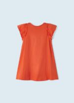 MAYORAL Šaty s kabelkou vzorované oranžové Dress with bag patterned orange 3947 | Welcomebaby.sk