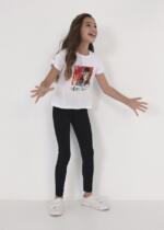 MAYORAL Tričko s farebným vzorom dámy biele Tshirt with a colored pattern lady white 6052 | Welcomebaby.sk
