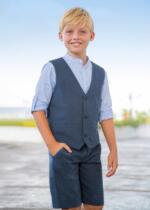 MAYORAL Bermudy tmavomodré Bermuda dark blue 6251 | Welcomebaby.sk