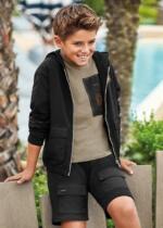MAYORAL Kraťasy s vreckami čierne Shorts with pockets black 6255 | Welcomebaby.sk
