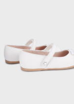 MAYORAL Baleríny s mašličkami biele Ballet flats with bows white 45429 | Welcomebaby.sk