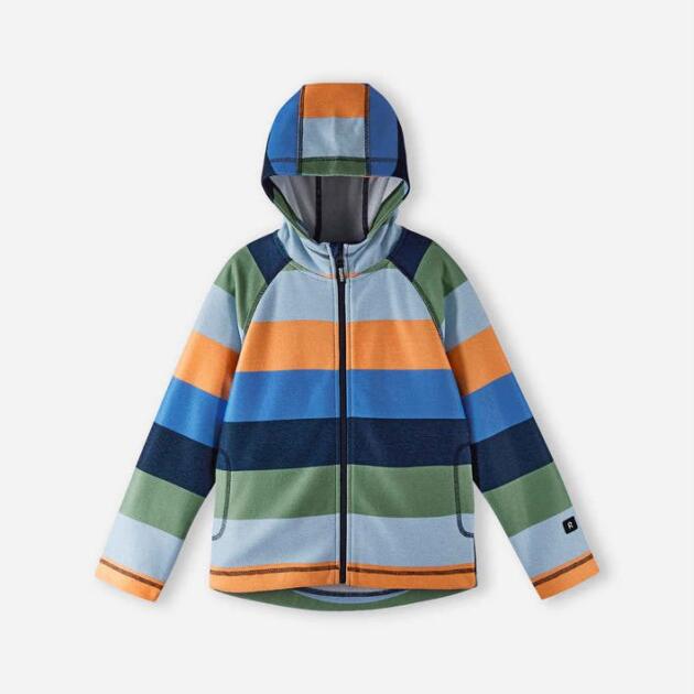 REIMA Mikina Haave pruhovaná modrá Hoodie striped blue 5200120B | Welcomebaby.sk