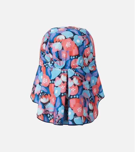 REIMA Klobúčik Mustekala kvetovaný modrý Hat flowers blue 5300155A | Welcomebaby.sk