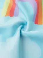 REIMA Klobúčik Mustekala s dúhami bledomodrý Hat rainbow light blue 5300155A | Welcomebaby.sk