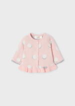 MAYORAL Pletené nohavice s tričkom a svetríkom ružový pre bábätká Knitted set for baby girl pink 2703 | Welcomebaby.sk