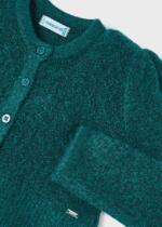 MAYORAL Pletené bolerko pre bábätká tmavozelené Knitted cardigan dark green 4308 | Welcomebaby.sk