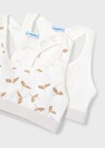 MAYORAL Set 2 lambád krémový Set of 2 lambadas cream 10300 | Welcomebaby.sk
