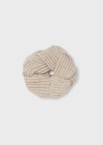 MAYORAL Nákrčník pletený béžový Braided scarf beige 10337 | Welcomebaby.sk