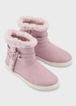 MAYORAL Čižmy s umelou kožušinou a hviezdami ružové Boots with faux fur with stars pink 46317 | Welcomebaby.sk