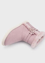 MAYORAL Čižmy s umelou kožušinou a hviezdami ružové Boots with faux fur with stars pink 46317 | Welcomebaby.sk
