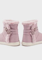MAYORAL Čižmy s umelou kožušinou a hviezdami ružové Boots with faux fur with stars pink 46317 | Welcomebaby.sk