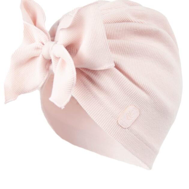 JAMIKS Turban s mašľou bledoružový Lagerta Turban with bow light pink JWF035 | Welcomebaby.sk
