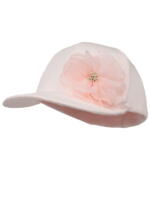 JAMIKS Šiltovka s kvetom ružová Marcelina Cap with flower pink JLF133 | Welcomebaby.sk