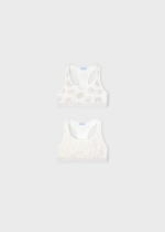 MAYORAL Set 2 lambád biely Set of 2 lambadas white 10300 | Welcomebaby.sk
