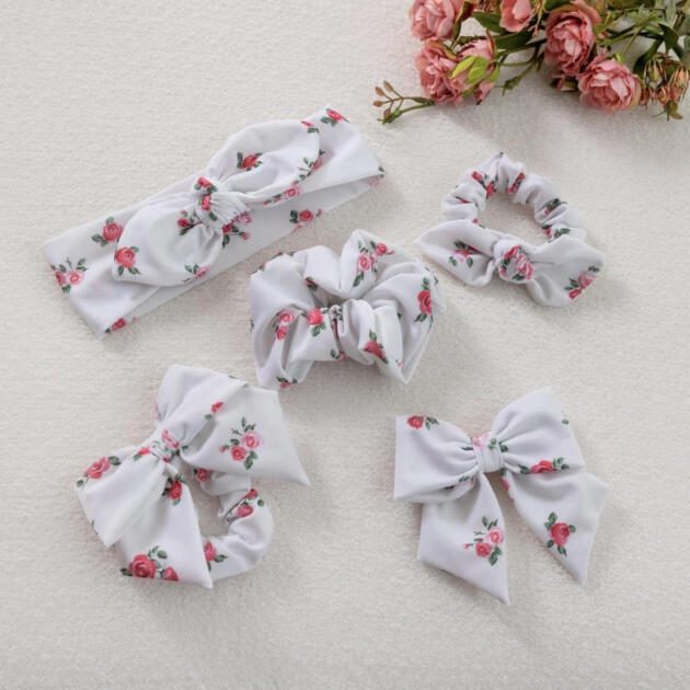 Mašlička kvety Hairbow beach MPGLBSS23 | Welcomebaby.sk