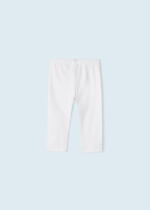 MAYORAL Krátke biele legíny Short leggings white 723 | Welcomebaby.sk