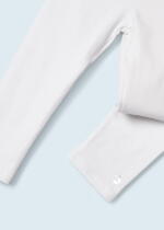MAYORAL Krátke biele legíny Short leggings white 723 | Welcomebaby.sk