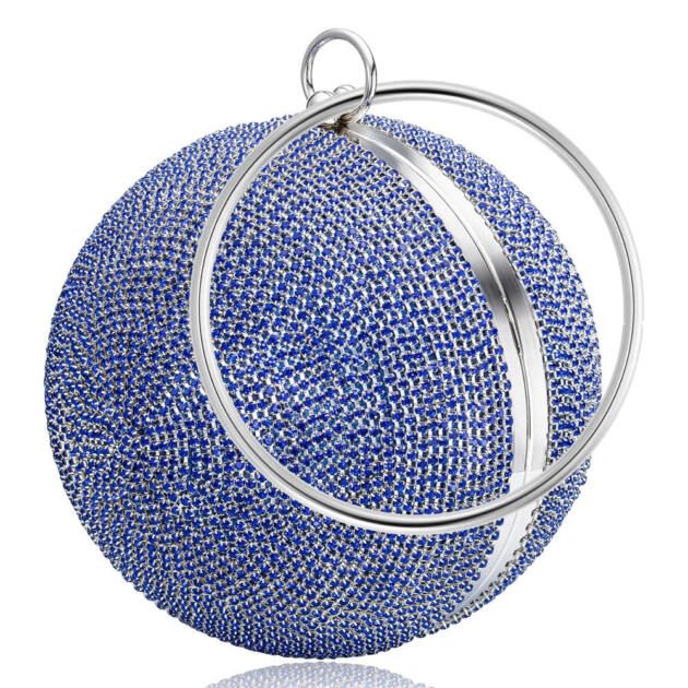 JULIE JULSEN Trblietavá disko kabelka modrá Disco handbag blue JJHB3 | Welcomebaby.sk