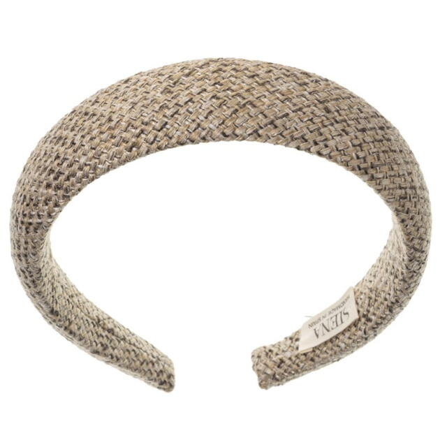 SIENA Tkaná čelenka béžová Woven cotton padded hairband beige 200106025 | Welcomebaby.sk