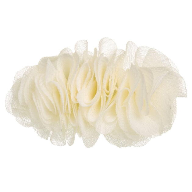 SIENA Dievčenská sponka krémová s kvetmi Flower hairclip cream | Welcomebaby.sk