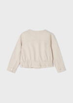 MAYORAL Dievčenská rifľová bunda béžová Jean jacket beige 3439 | Welcomebaby.sk
