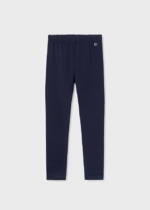 MAYORAL Dievčenské dlhé elastické legíny tmavomodré Elastane basic leggings navy 722 | Welcomebaby.sk