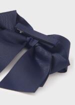 ABEL & LULA Dvojitá mašľa do vlasov na klip tmavomodrá Hair clip navy 5979 | Welcomebaby.sk