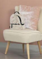 ABEL & LULA Dievčenský kožušinový ruksak béžový Faux fur backpack beige 5995 | Welcomebaby.sk