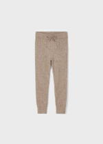 MAYORAL Dievčenské pletené béžové rebrované legíny Ribbed leggings beige 10582 | Welcomebaby.sk