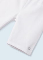 MAYORAL Dievčenské krátke legíny biele Cyclist pants white 610 | Welcomebaby.sk