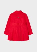 MAYORAL Dievčenský trenčkot kabát červený Trench coat red 3446 | Welcomebaby.sk