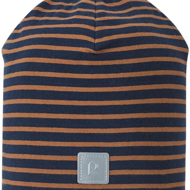 REIMA Zateplená čiapka Tantsu pruhovaná tmavomodrá Hat striped navy 5300208A | Welcomebaby.sk