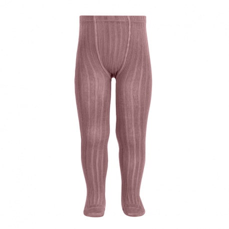 CÓNDOR Rebrované pančuchy fialkové Basic Rib Tights iris 2016 | Welcomebaby.sk