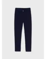 MAYORAL Dievčenské dlhé nohavice tmavomodré Fleece trousers navy 7511 | Welcomebaby.sk
