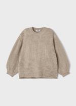 MAYORAL Dievčenský sveter béžový Jumper beige 4302 | Welcomebaby.sk