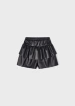 MAYORAL Koženková sukňa čierna Leather skirt black 4908 | Welcomebaby.sk