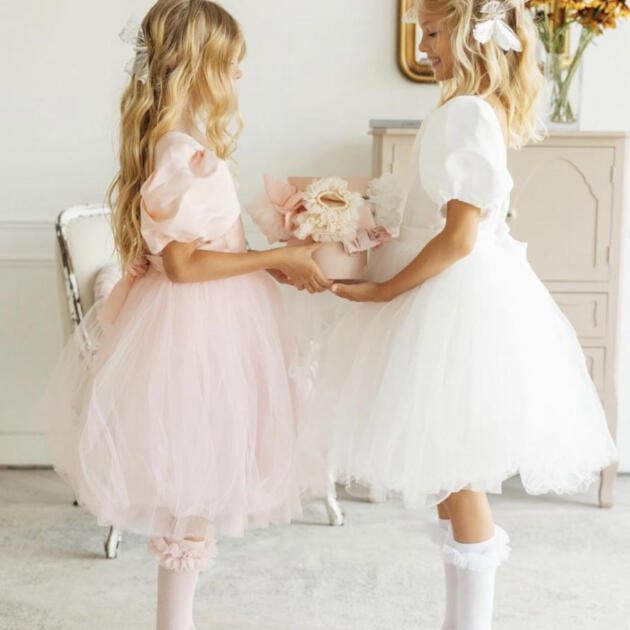 NENA BEBE Tutu podkolienky biele Tutu Kneesocks white 08 | Welcomebaby.sk