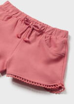 MAYORAL Kraťasy pre bábätká ružové Baby Plush Shorts clay 603 | Welcomebaby.sk