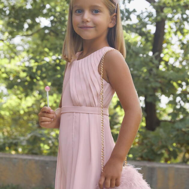 ABEL & LULA Dievčenská kabelka ružová Girl Feathered Bag 5434 | Welcomebaby.sk