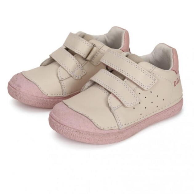 DD STEP Dievčenské tenisky kožené krémové Shoes cream DPG124 S049 DPG 224 | Welcomebaby.sk